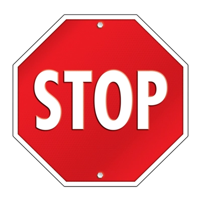 Stop Sign Two-Sided Decoration