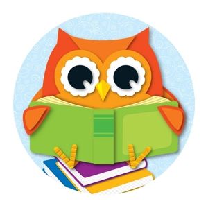Reading Owl Two-Sided Decora..