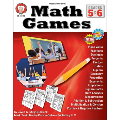 Math Games Gr. 5–6 Book