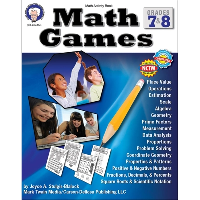 Math Games Gr. 7–8 Book