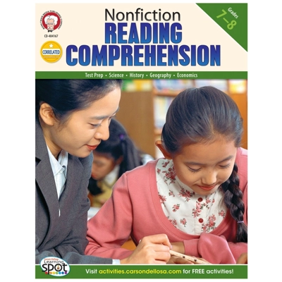 Nonfiction Reading Comprehension Gr. 7–8 Book