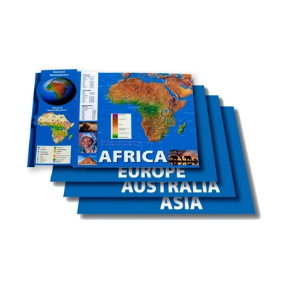 Eastern Hemisphere Maps Bulletin Board Set