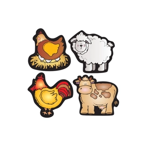 Farm Friends Shape Stickers