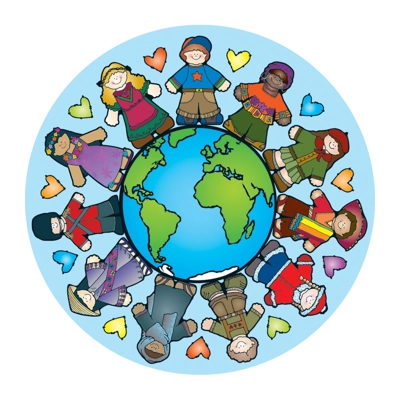 Kids Around the World Two-Sided Decoration