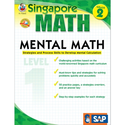 Singapore Math: Mental Math Gr. 2 Book