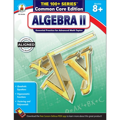 The 100+ Series™: Algebra II Gr. 8+ Book