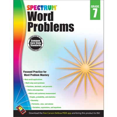 Spectrum® Word Problems Gr. 7 Book