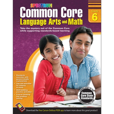 Common Core Language Arts and Math Gr. 6 Book