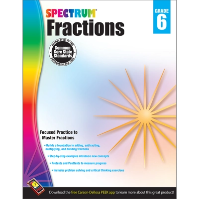 Spectrum® Fractions Gr. 6 Book