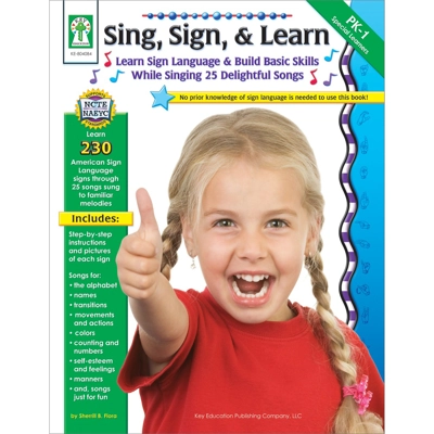 Sing, Sign, & Learn Book