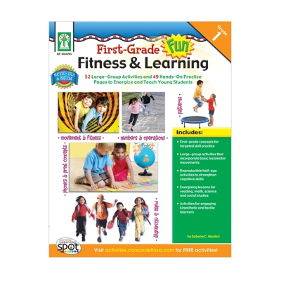 First Grade: Fun, Fitness & Learning Book