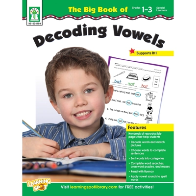 The Big Book of Decoding Vowels Gr. 1–3/Special Learners