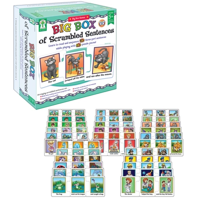 Big Box Of Scrambled Sentences Game