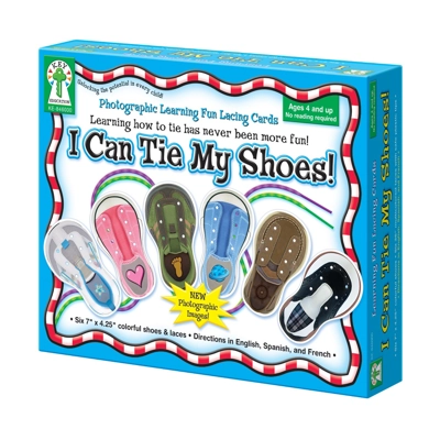 I Can Tie My Shoes! Learning Fun Lacing Cards