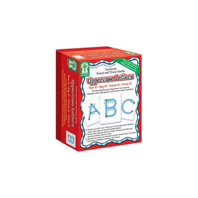 Uppercase Letters Textured Touch and Trace Cards