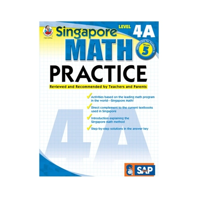 Singapore Math Practice—Level 4A Gr. 5 Book