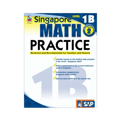 Singapore Math Practice—Level 1B Gr. 2 Book