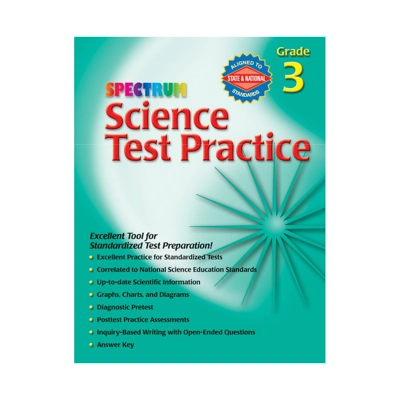 Spectrum® Science Test Practice Gr. 3 Book