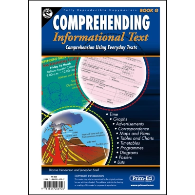 Comprehending Informational Text Book G Ages 11-12