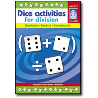 Dice Activities for Division Ages 8-10