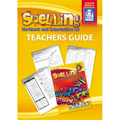 Spelling Workbook and Interactive Teachers Guide Book E Ages 9-10