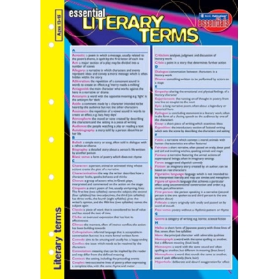 Essentials - English Literary Term 1 Ages 13-15