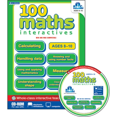 100 Maths Activities Ages 8-10 Interactive CD-Rom