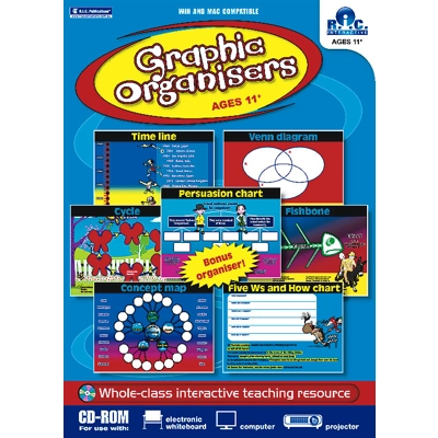 Graphic Organisers Ages 11+ Interactive CD-Rom