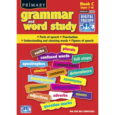 Primary Grammar and Word Study Digital Book C Ages 7-8 CD-Rom