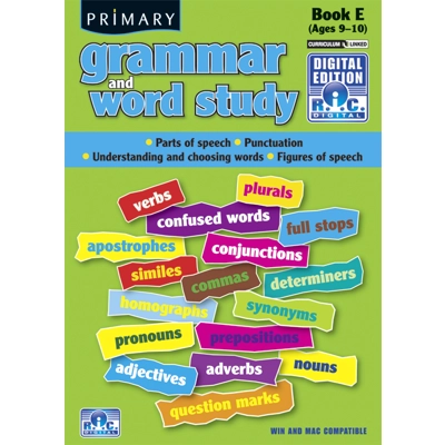 Primary Grammar and Word Study Digital Book E Ages 9-10 CD-Rom
