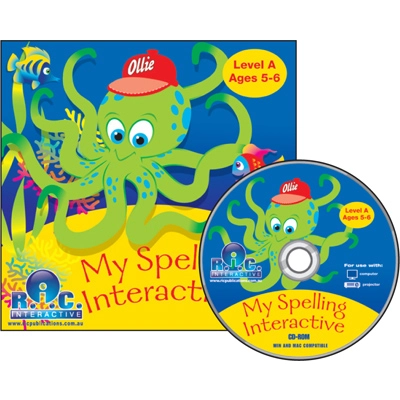 My Spelling Single User Level A - Ages 5-6 years Interactive CD