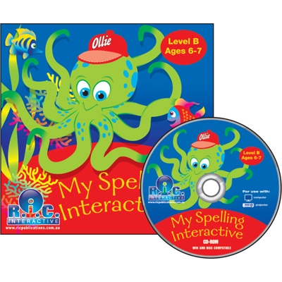 My Spelling Single User Level B - Ages 6-7 years Interactive CD
