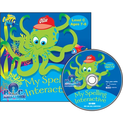 My Spelling Single User Level C - Ages 7-8 years Interactive CD