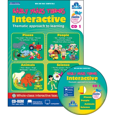 Early Year Themes Interactive CD 1 – Places, People, Animals and Science