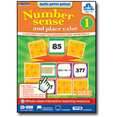Number Sense & Place Value 1 Ages 4-6 Interactive CD