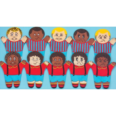Problem solving 10 pc puppet set