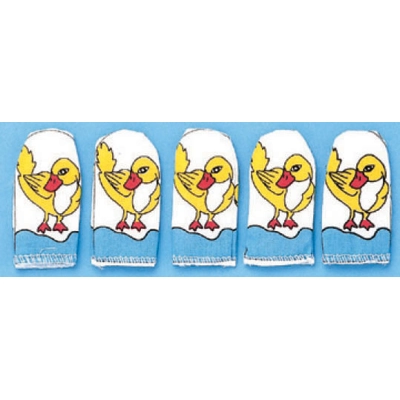 Finger Puppets set of 5: 5 little Ducks