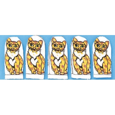 Finger Puppets set of 5: Little Kittens