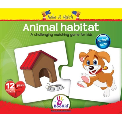 Puzzles-Make a match: Animal habitat