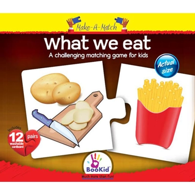 Puzzles-Make a match: What we eat