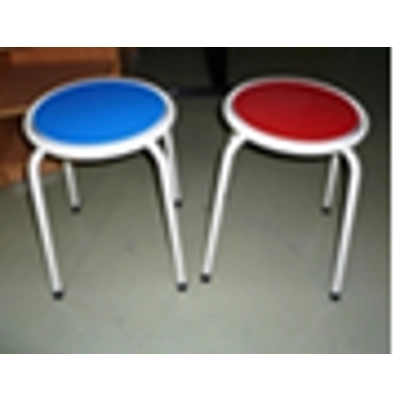 Child Learning Chair - High Stool [Diameter 12.5 in X 17.5 in H]