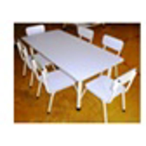 Rectangular Table c/w metal ..