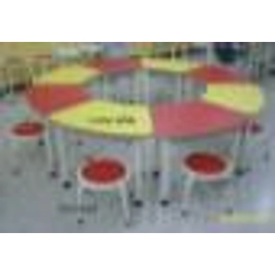 Curve Table w/o Drawer [27"L x 18"W x 20"H]