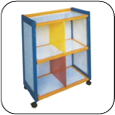 Metal Cubby Shelf - 4 Cubbies
