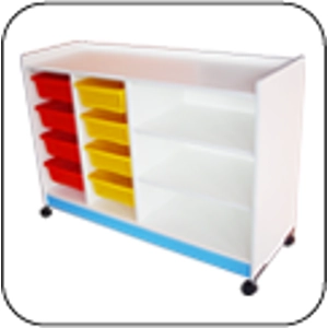 Wooden Basket Shelf & Storag..