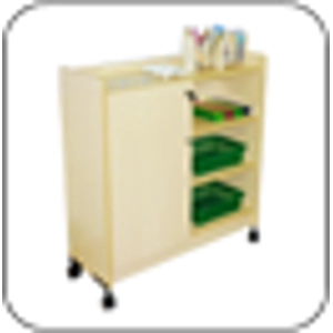 Wooden Storage c/w Single Do..