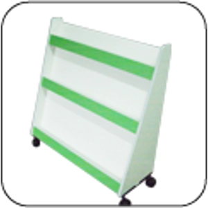 Wooden Library Shelf Double ..