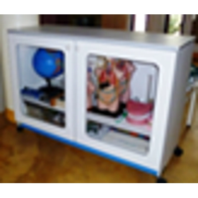 Science Display Shelf c/w Acrylic Door [15"W x 48"L x 35"H]