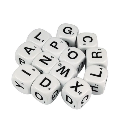 Dice Alphabet 6 Face Uppercase 16mm