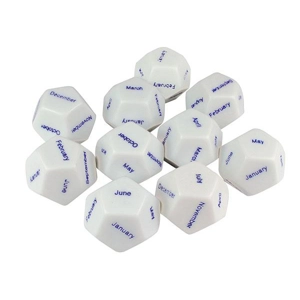 Dice Months of the Year Set ..